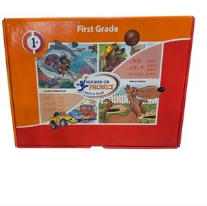 Hooked On Phonics Learn To Read FIRST GRADE Complete Box Set Homeschool GUC